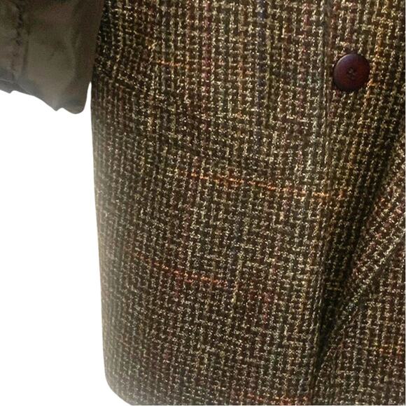 Vintage Norton McNaughton Blazer 16 Gray Wool Double Breasted  Dark Academia - Picture 6 of 8